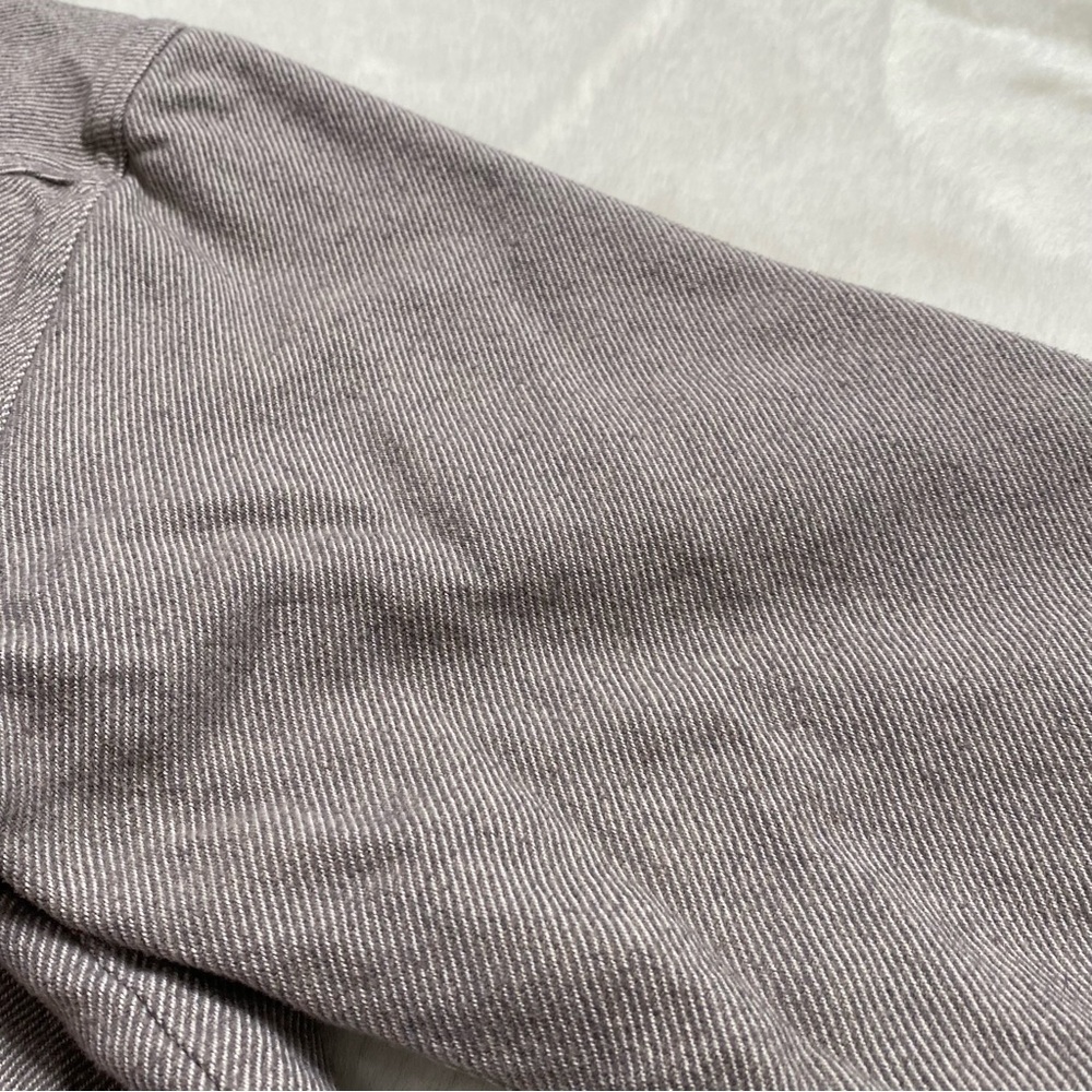 Patagonia Womens Size M Insulated Fjord Flannel Shirt Jacket Gray Quilt Lined - Picture 14 of 14